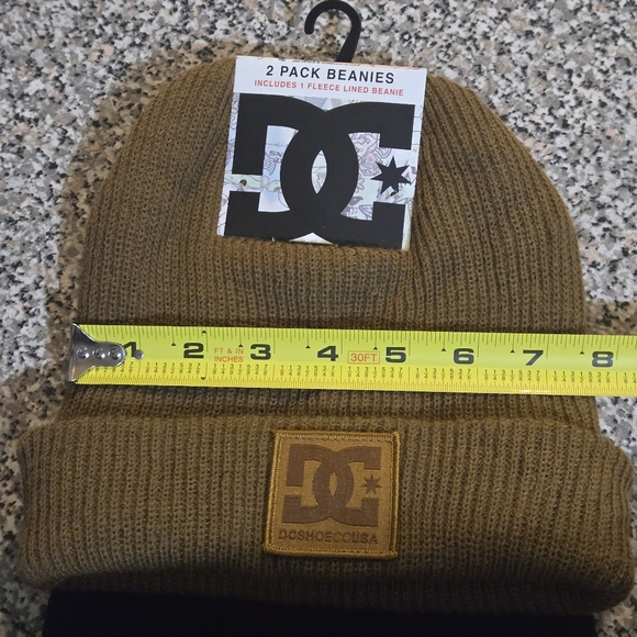 DC Brown Fleece & Black Beanies - Picture 7 of 8
